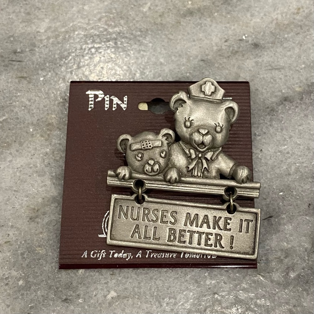 Teddy Nurse Pin